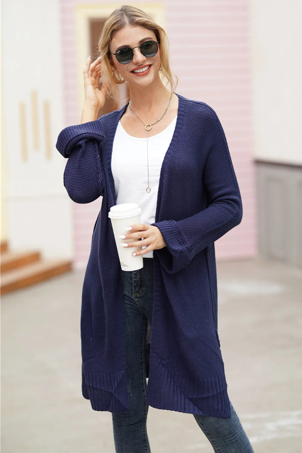 Open Front Long Sleeve Cardigan (9)