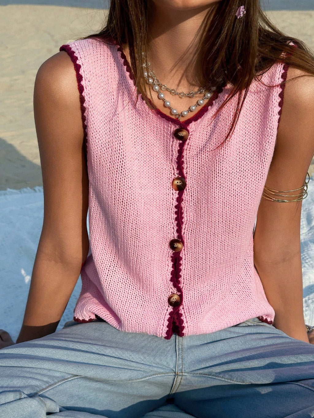 Button-down Sweater Vest (2)