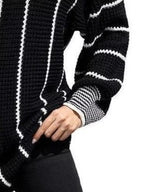 V-neck Textured Knit Sweater (5)