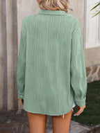 Button Up Dropped Shoulder Shirt (9)