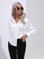 Collared Neck Buttoned Long Sleeve Shirt (17)
