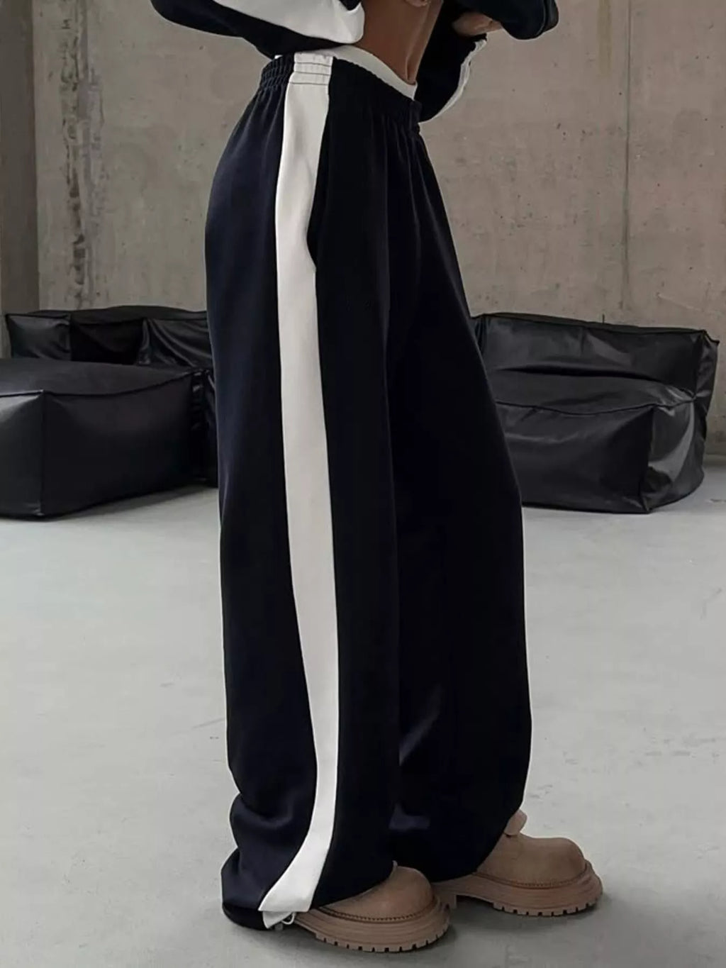 Zip Up Long Sleeve Outerwear Pants Set (10)