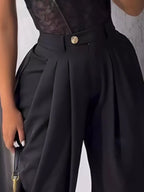 High-waisted Wide Leg Pleated Pants (8)