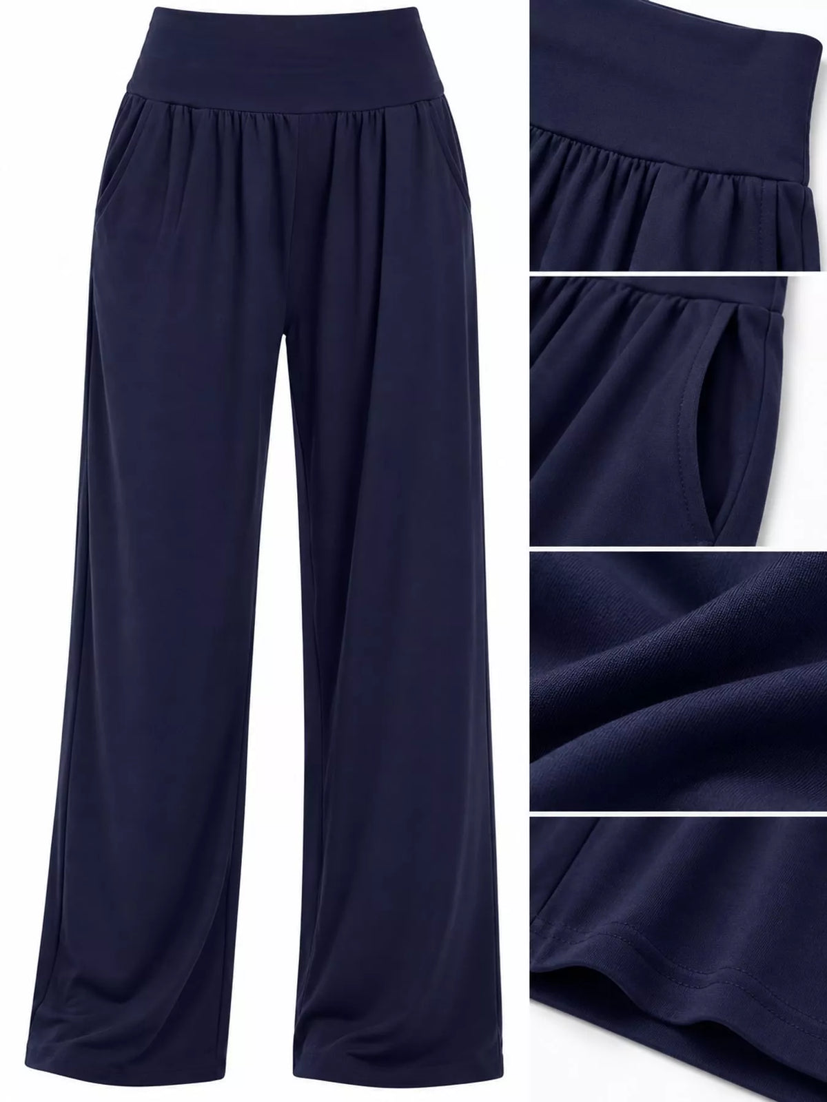 High-waisted Wide-leg Pants (33)
