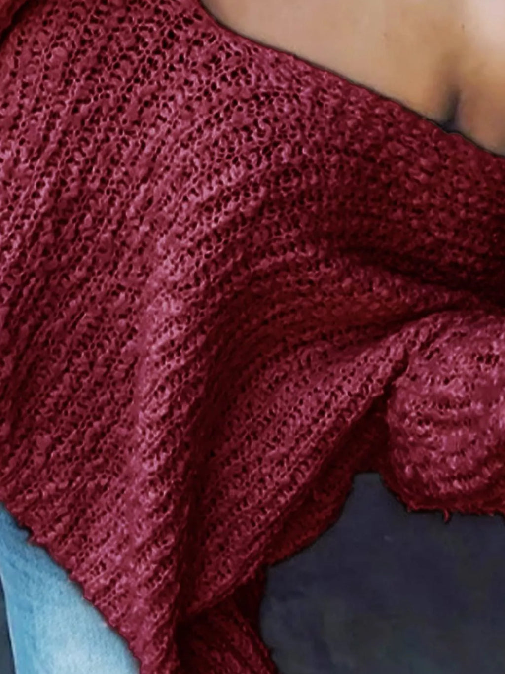Loose Fit Long Sleeve Sweater (18)
