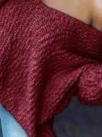 Loose Fit Long Sleeve Sweater (18)