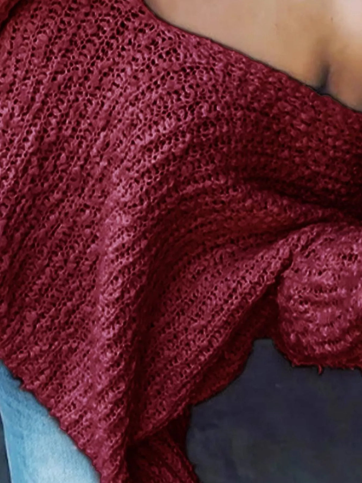 Loose Fit Long Sleeve Sweater (18)