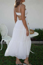 Cutout Square Neck Midi Cami Dress (2)