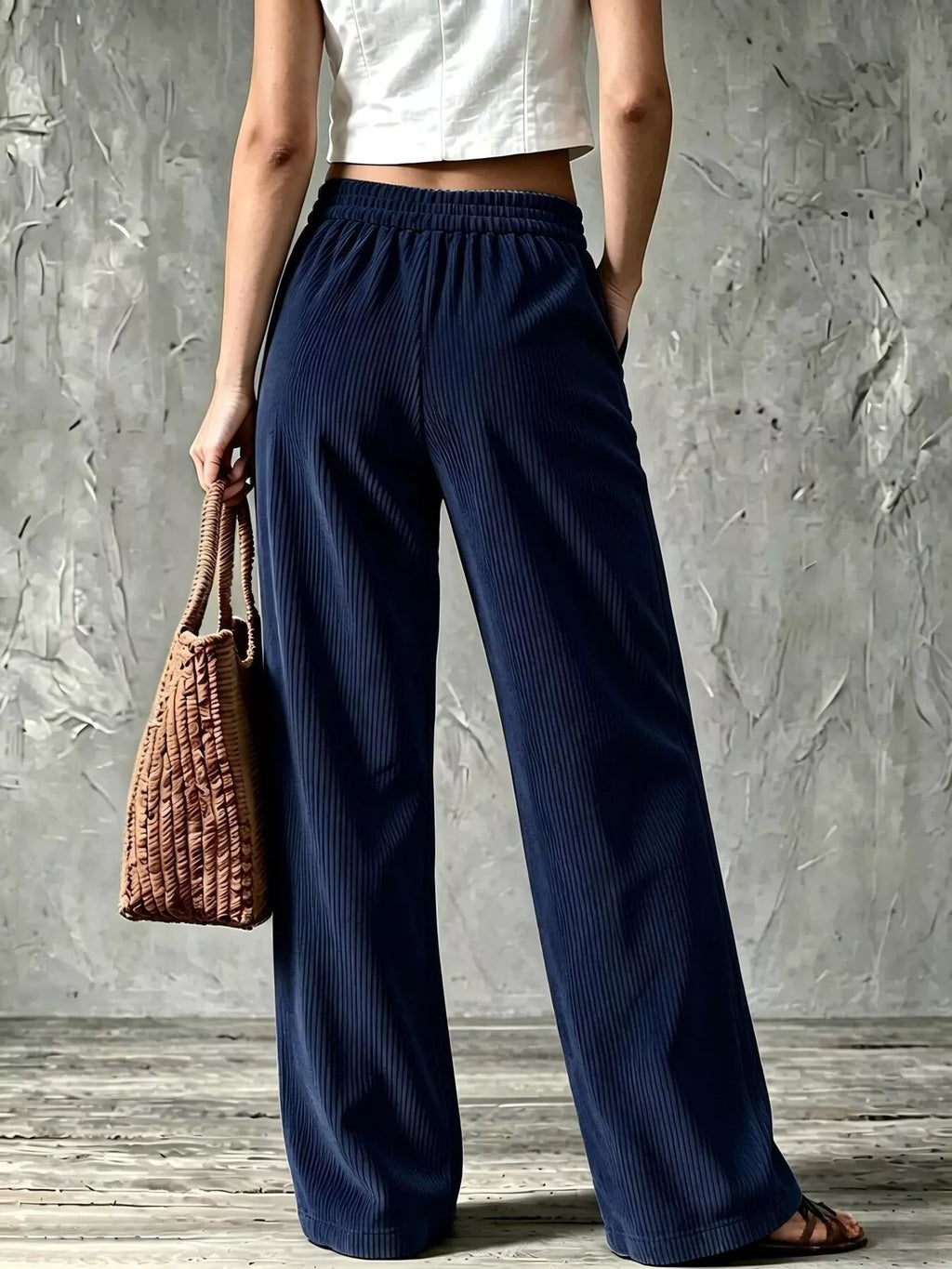 Full Size Wide-leg Corduroy Pants Plus (6)