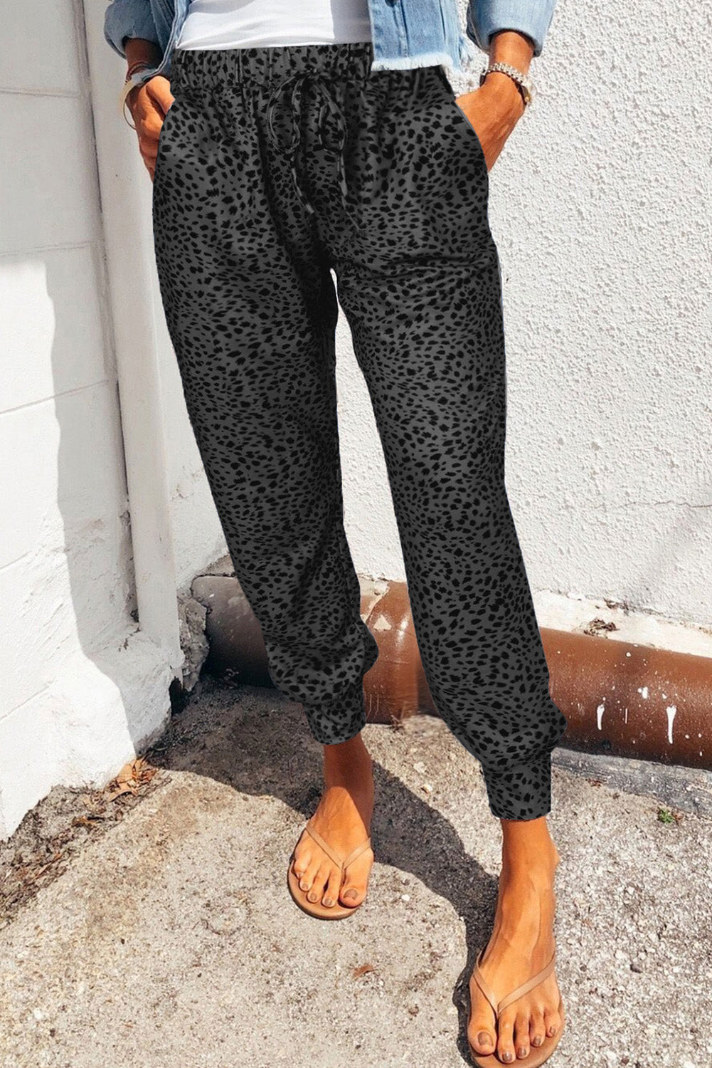 Leopard Print Joggers Pockets (10)