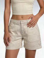 Pocketed Denim Shorts (13)