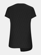 Full Size Round Neck Short Sleeve T-shirt (15)