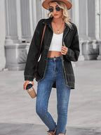 Button Up Long Sleeve Denim Jacket (33)