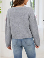 Bow Button Up Cardigan (4)
