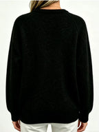 Deer Pattern Raglan Sleeve Sweater (9)