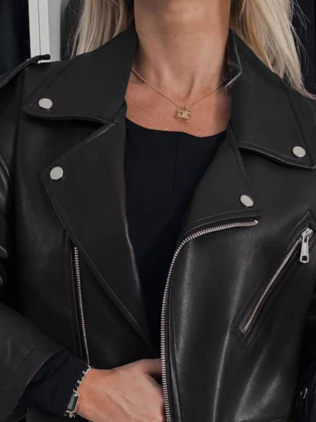 Full Size Zip Up Long Sleeve Jacket Plus (5)