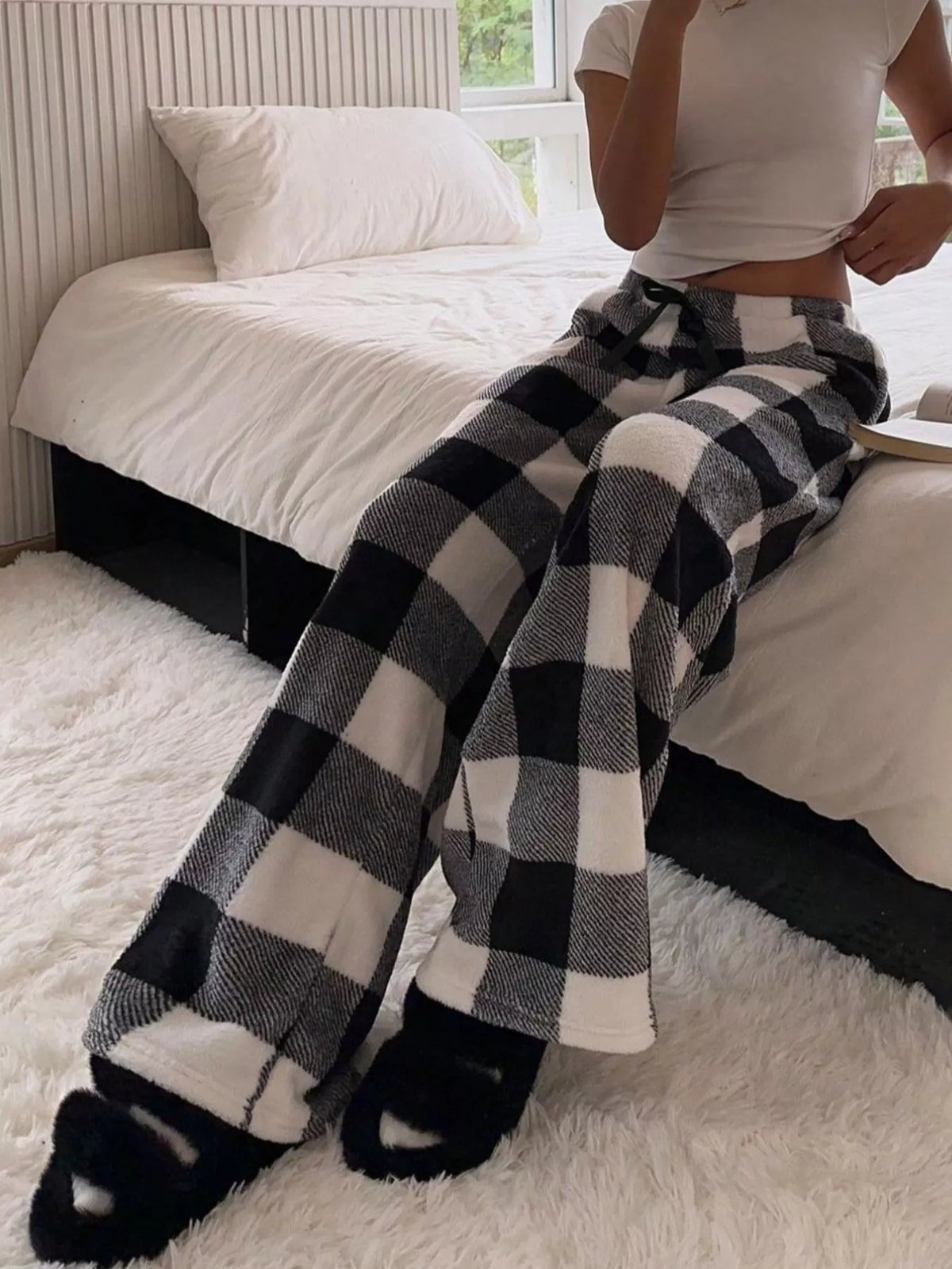 Drawstring Wide Leg Pants (15)
