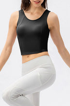Round Neck Wide Strap Active Tank (3)