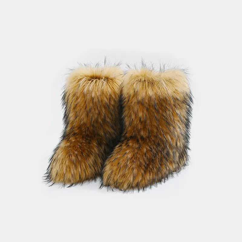 Thermal Fuzzy Platform Boots (10)
