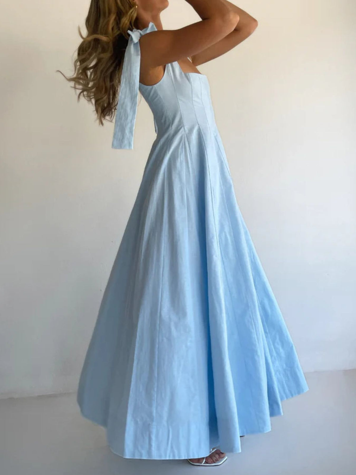 Gradient Tie Shoulder Maxi Dress (5)