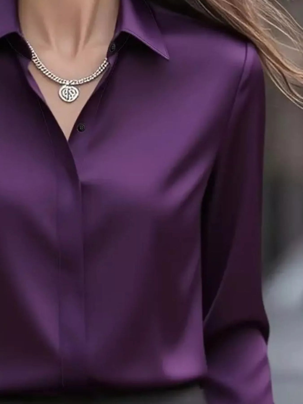 Button Down Collared Neck Long Sleeve Shirt (18)