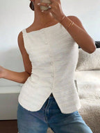 Textured Button-front Tank (8)