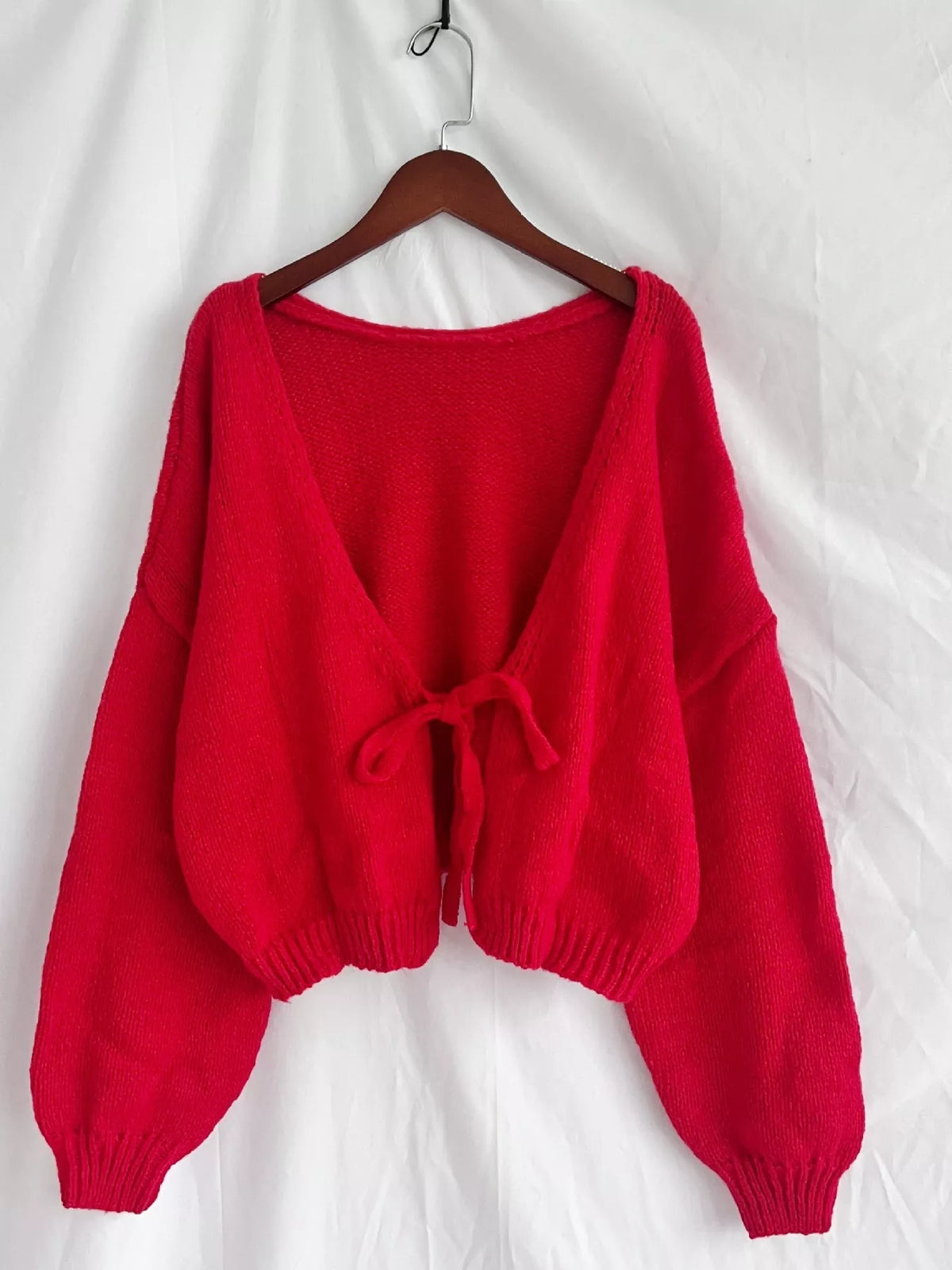 Chunky Knit Tie-front Cardigan (8)