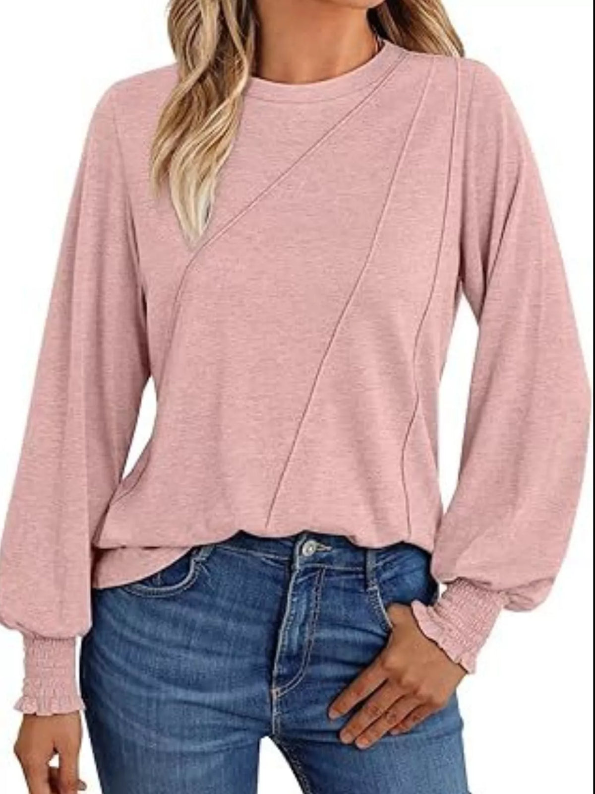 Round Neck Long Sleeve Top (13)