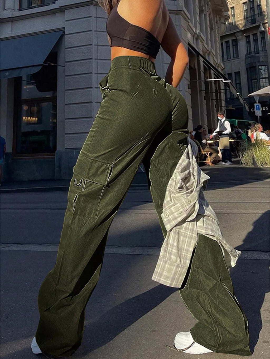 Full Size High-waisted Cargo Pants Plus (7)