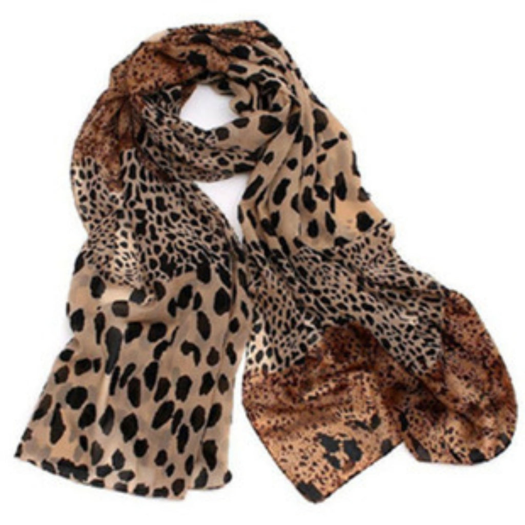 Casual Versatile Patchwork Polka Dot Chiffon Scarf variant CJWJ199824901AZ