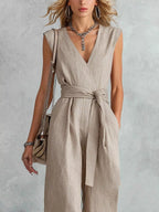 Sleeveless Wide Leg Jumpsuit (2)