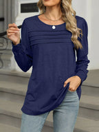 Long Sleeve Round Neck T-shirt (17)