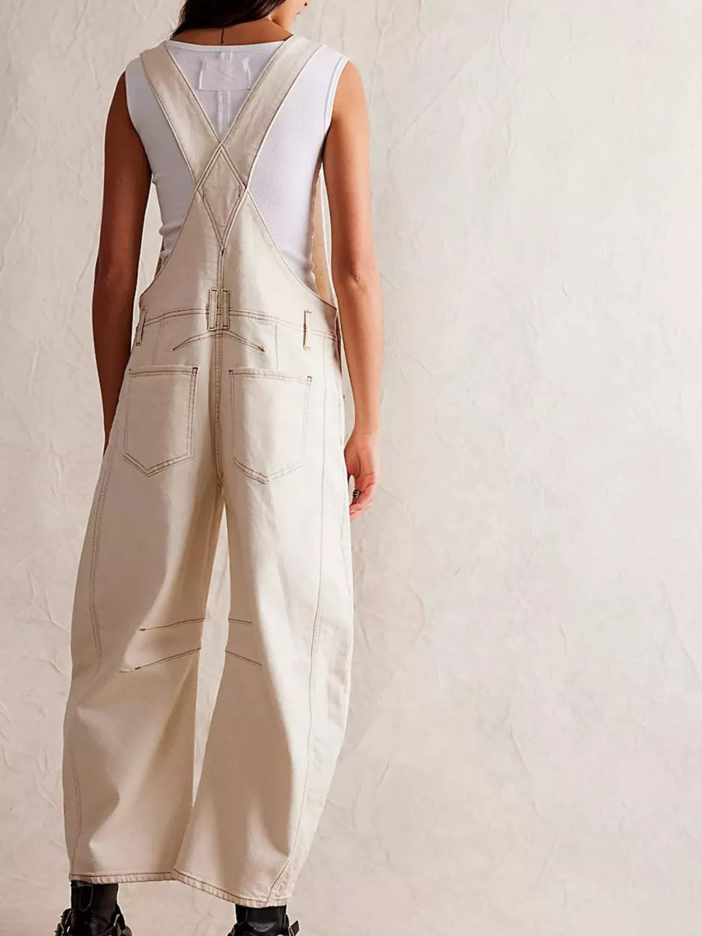 Wide Strap Wide Leg Denim Overalls (17)