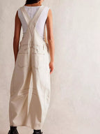 Wide Strap Wide Leg Denim Overalls (17)