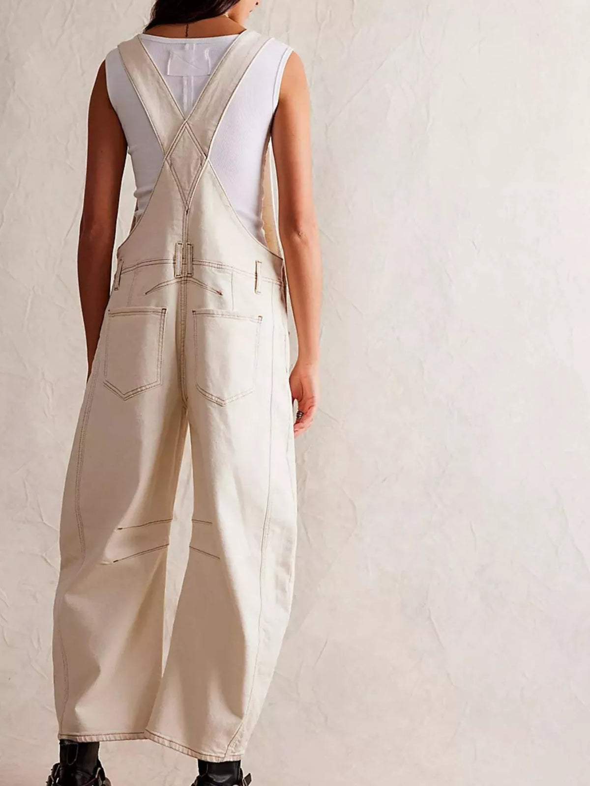 Wide Strap Wide Leg Denim Overalls (17)