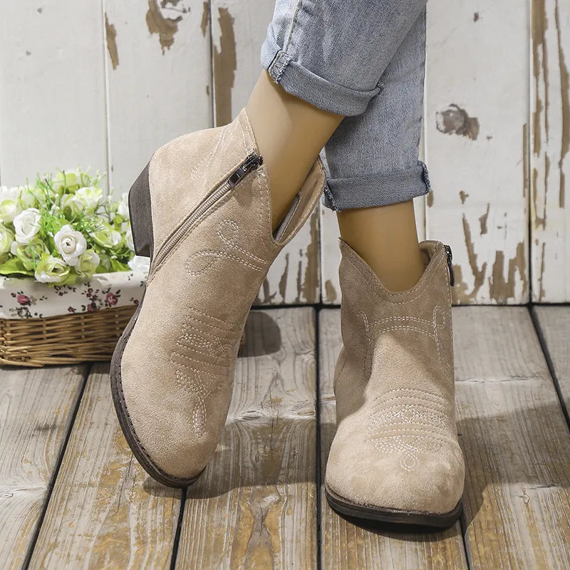Block Heel Ankle Boots (3)