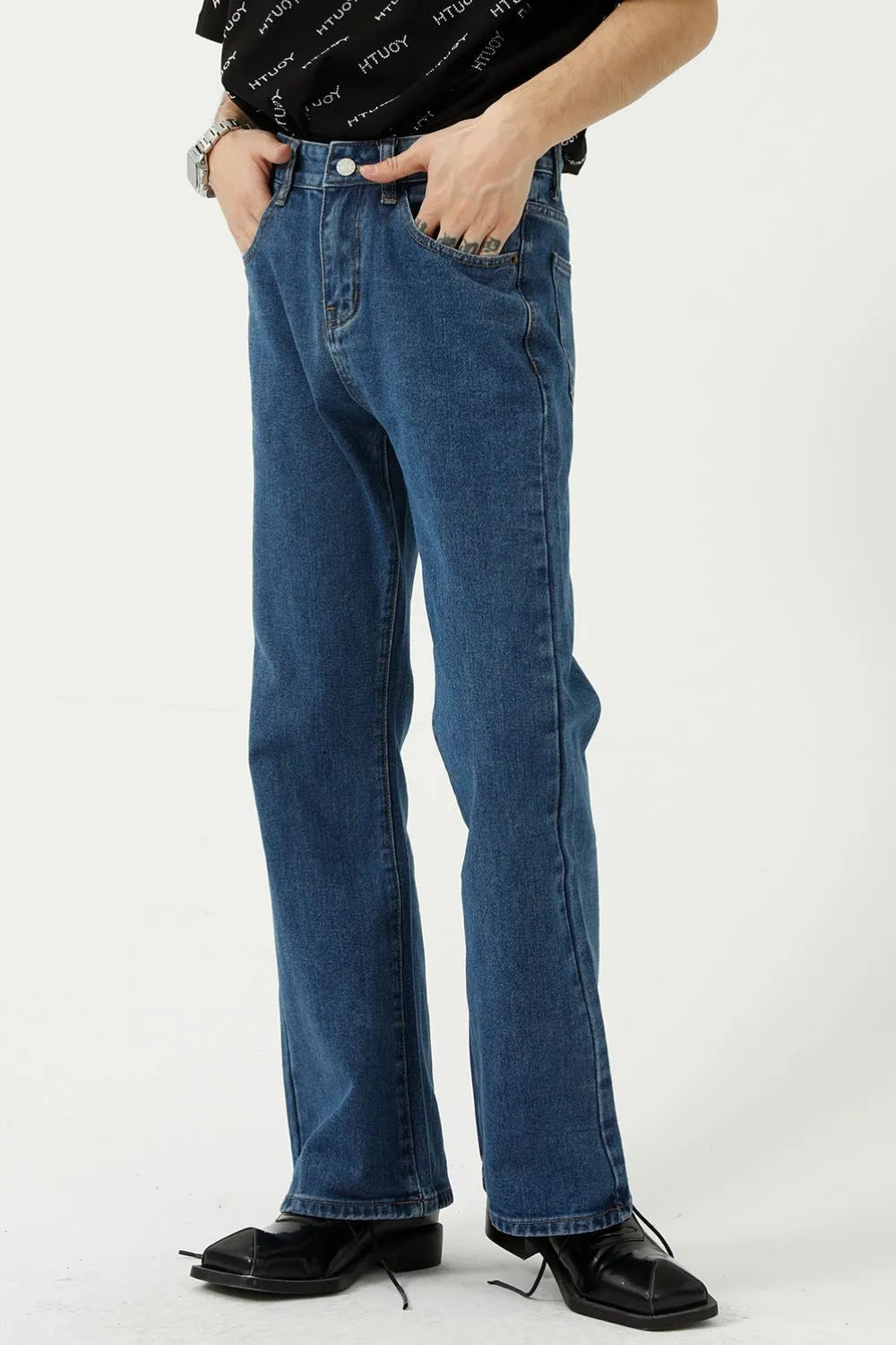 Mid Rise Jeans Pockets (2)