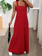 Scoop Neck Cami Maxi Dress Set (19)