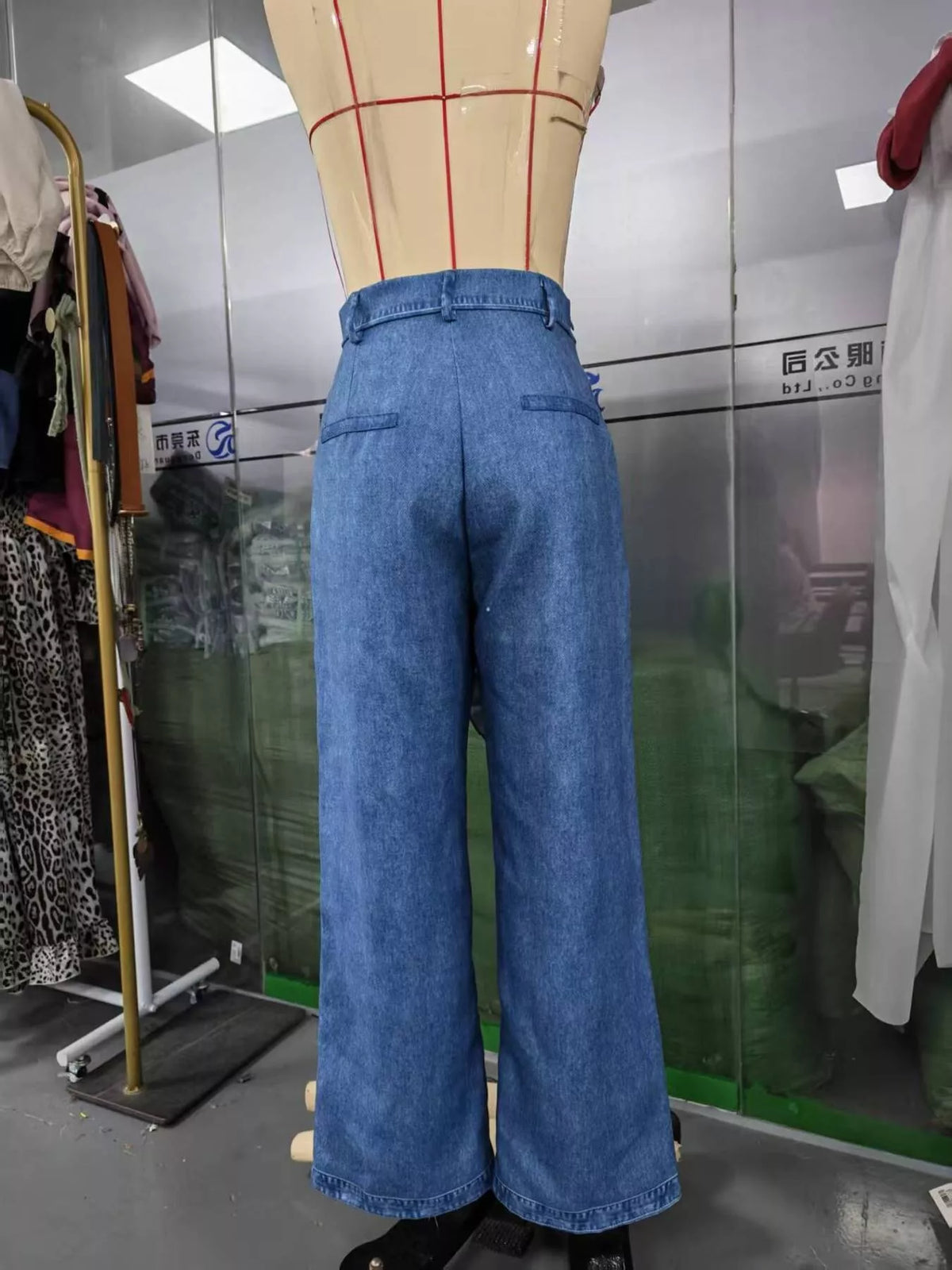 Full Size Ruffled Wide-leg Jeans Plus (6)