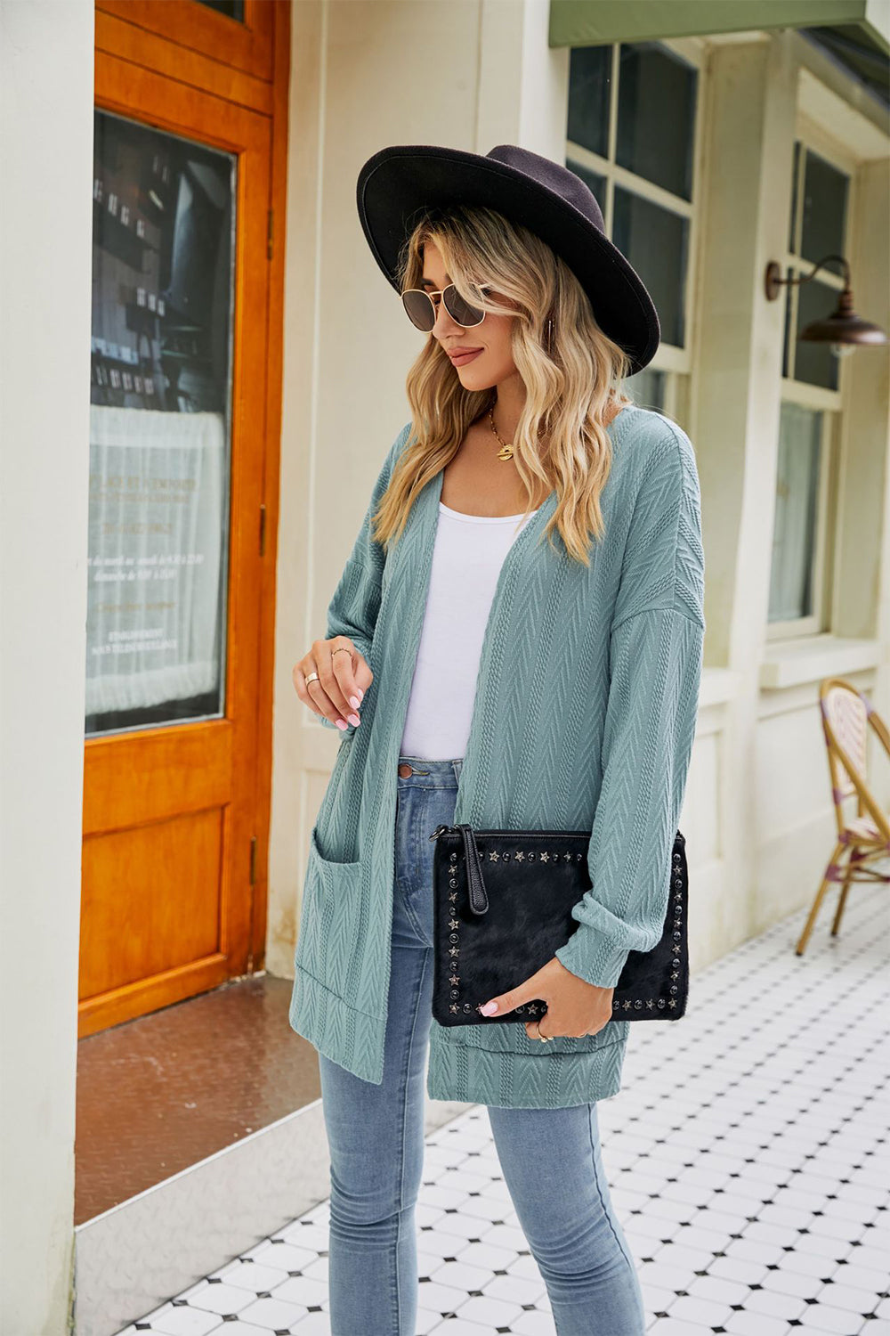 Long Sleeve Pocketed Cardigan (5)