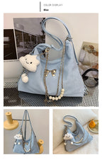 Large Capacity Spring Shoulder Bag Texture photo 26