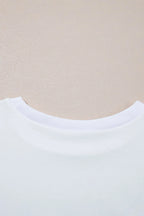 Loose Half Sleeve Hi Low Hem T Shirt (15)