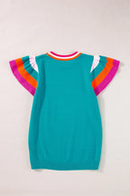 Block Round Neck Knit Top (19)