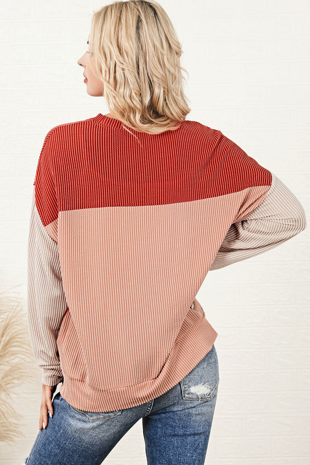 Block Dropped Shoulder T-shirt (2)