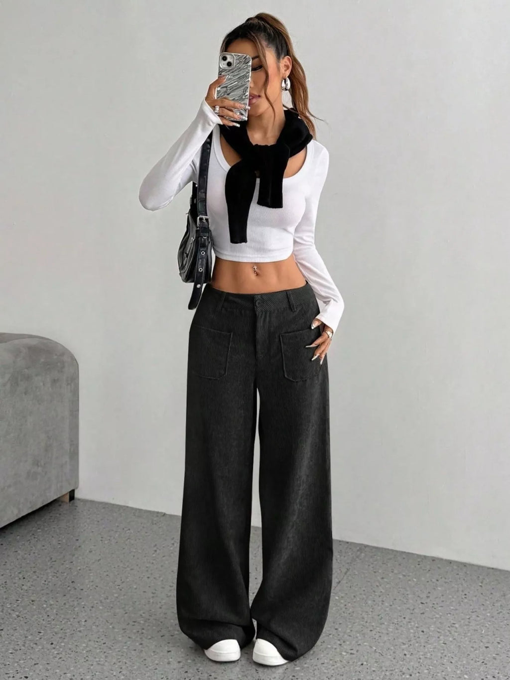 Wide Leg Corduroy Pants (13)