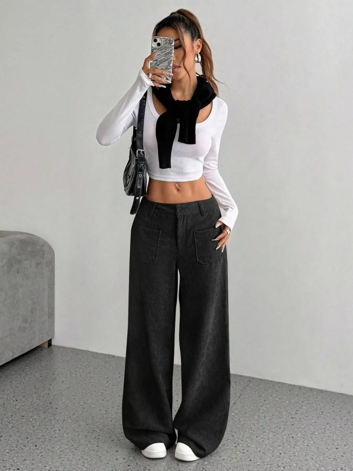 Wide Leg Corduroy Pants (13)