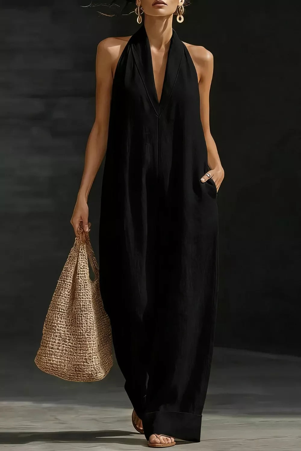 Sleeveless Wide Leg Jumpsuit (4)