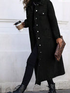 Longline Button-front Denim Jacket (12)