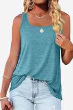 Curved Hem Square Neck Tank (15)