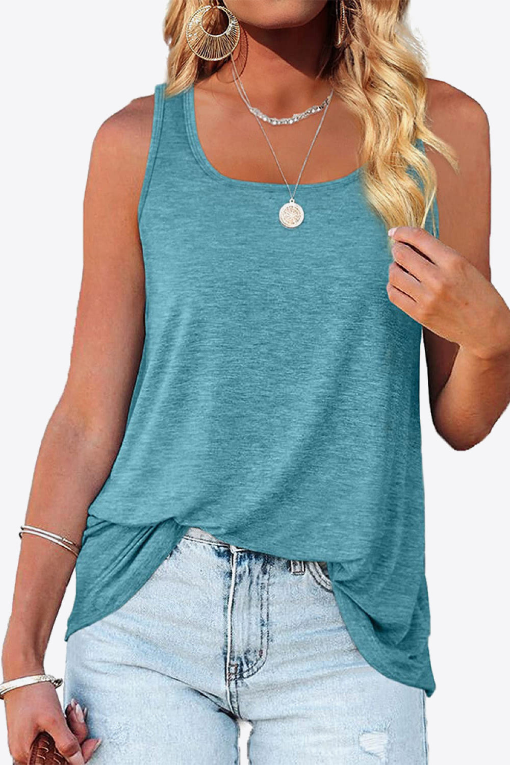 Curved Hem Square Neck Tank (15)